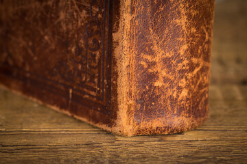 Detail of pages of an old book