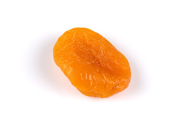 dried apricots isolated