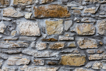 wall of stones as a texture