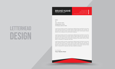 Modern & creative Letterhead template design, Letterhead design