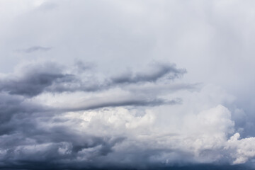Fototapeta na wymiar dark storm clouds before rain