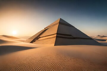 pyramid of sand