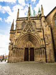 Erfurt Cathedral and Collegiate Church of St Mary, Erfurt, Germany.