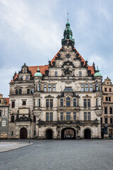 Fototapeta na wymiar Dresden Castle with Green Vault in the historic center of Dresden, Saxony, Germany.