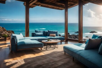 lounge chairs on the beach