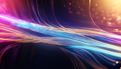 Neon fiber optic lines abstract texture background, abstract speed lines technology background