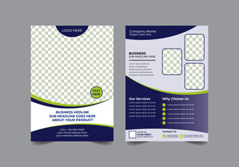 Professional Creative flyer design Business concept corporate template layout presentation