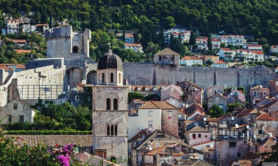 view of the town of kotor country