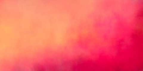 abstract colorful background in hot pink and orange sunset colors with mottled blurred texture, abstract painted sky or sunrise