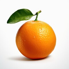 Single mandarine isolated