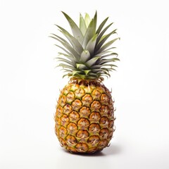 A single pineapple isolated