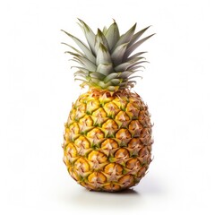 Fototapeta premium A single pineapple isolated