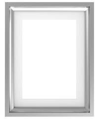 Picture frame. Portrait frame. 3D illustration.