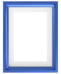 Obraz premium Picture frame. Portrait frame. 3D illustration.