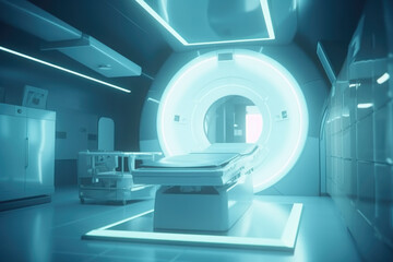 Medical analysis. X-Ray machine scanner - Generative AI