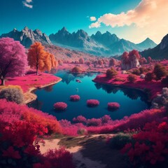 El r&iacute;o que refleja la belleza natural