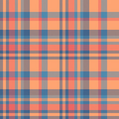 Fabric tartan plaid of pattern seamless check with a vector textile background texture.