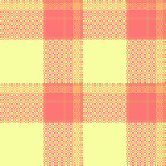 Fabric check texture of seamless vector tartan with a plaid textile background pattern.
