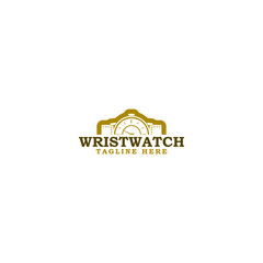 Watches frame logo design template. Watches icon isolated on white background