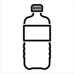 water bottle icon vector design template