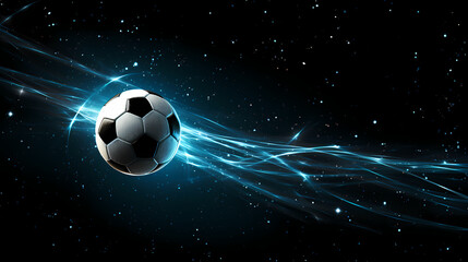 Naklejka premium soccerball / football / soccer game illustrationgenerative ai
