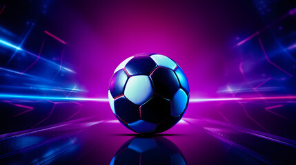 soccerball / football / soccer game illustration. world championship. 

generative ai