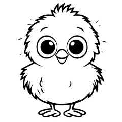 chick doodle illustration