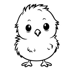 chick doodle illustration