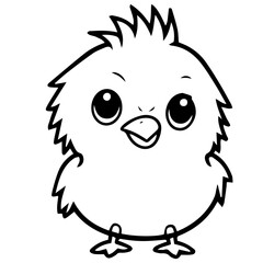 chick doodle illustration