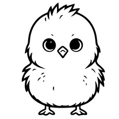 chick doodle illustration