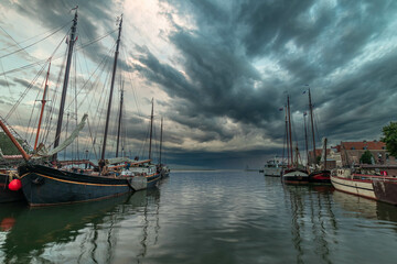boats in the harbour
