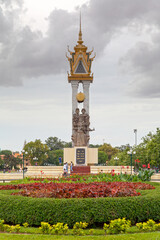 Obraz premium Cambodia-Vietnam Friendship Monument in Phnom Penh