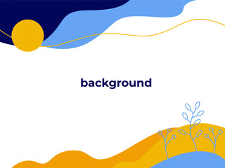 Vector graphics, abstract background in trend colors for presentation, banner, inscription