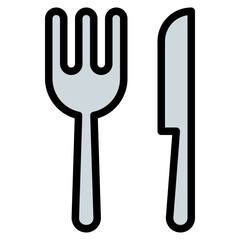 restaurant,A symbol for a dining establishment offering food and beverages to customers.