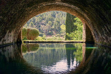 Fototapeta na wymiar Jardines de Alfabia - Gärten von Alfabia auf Mallorca
