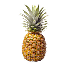 A single pineapple isolated