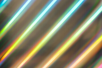 Rainbow blurred stripes, flickering. Background video with multicolored highlights. Geometric multicolored