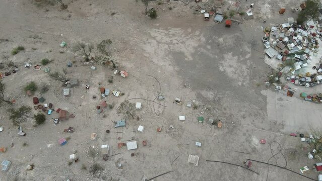 La Difunta Correa aerial shot