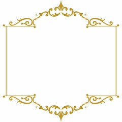 Creative border and frame design white background