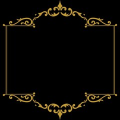 Creative border and frame design white background