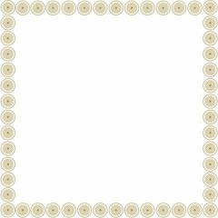 Creative border and frame design white background