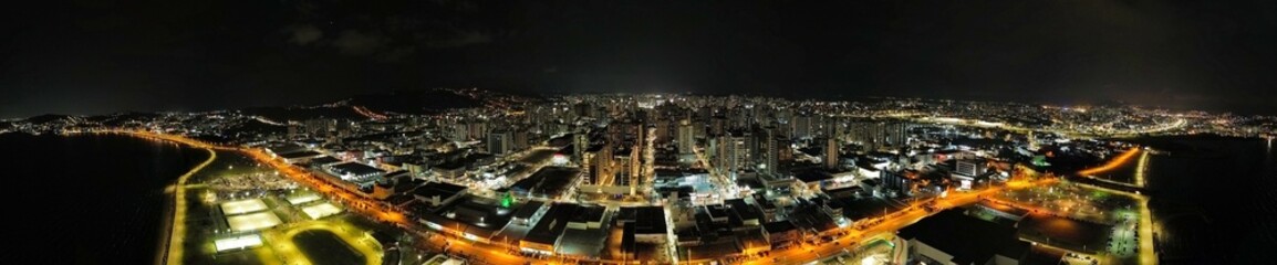 Fototapeta na wymiar Imagen panorâmica do bairro Kobrasol em São José - SC!