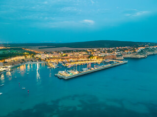 Fototapeta na wymiar Port Adriano, Mallorca from Drone