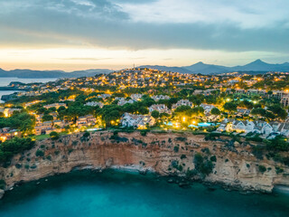 Port Adriano, Mallorca from Drone