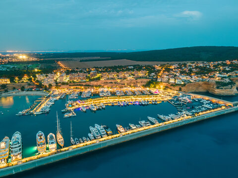 Port Adriano, Mallorca from Drone