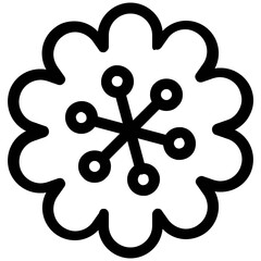 Pack of Flowers Line Icons
