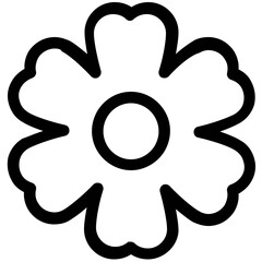 Pack of Flowers Line Icons
