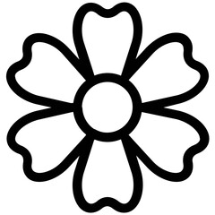 Pack of Flowers Line Icons

