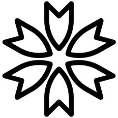 Pack of Flowers Line Icons
