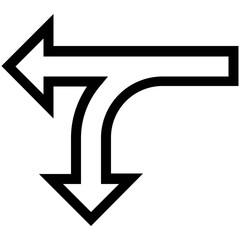 Fototapeta premium Navigation Vector Line Icons